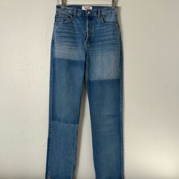 Reformation Cynthia shadow high rise long Jean size 28 - Picture 4 of 10